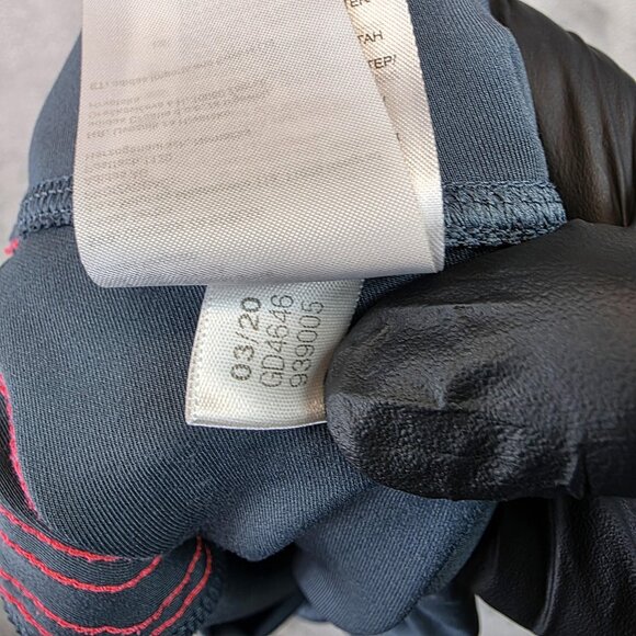 Adidas Pants Womens 3X Gray AEROREADY Leggings Three Stripes Athletic Training - Picture 12 of 12